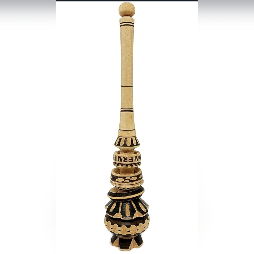 NWOT Verve Culture Handmade Wooden Traditional Molinillo Whisk